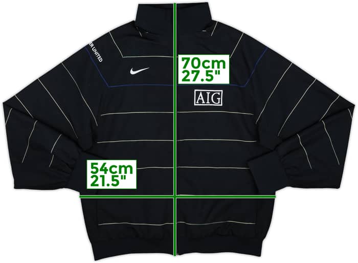 2008-09 Manchester United Nike Track Jacket - 8/10 - (M)