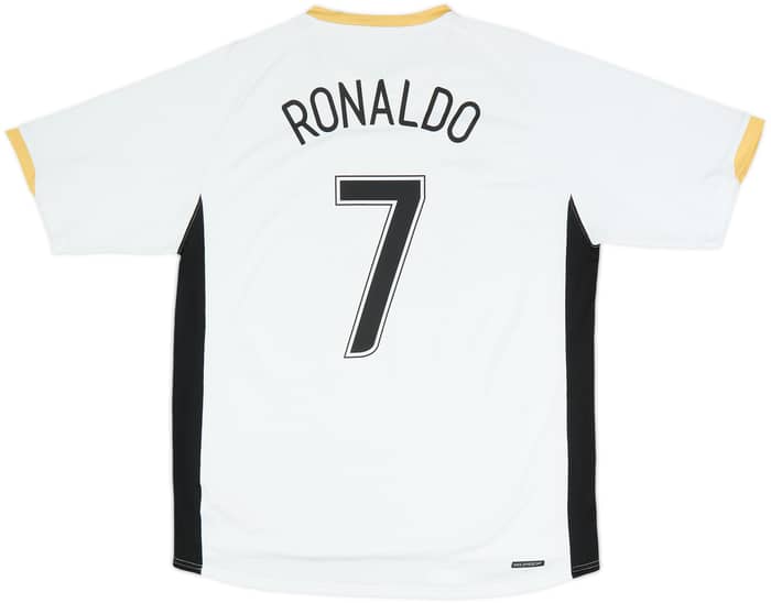 2006-08 Manchester United Away Shirt Ronaldo #7 - 5/10 - (XL)