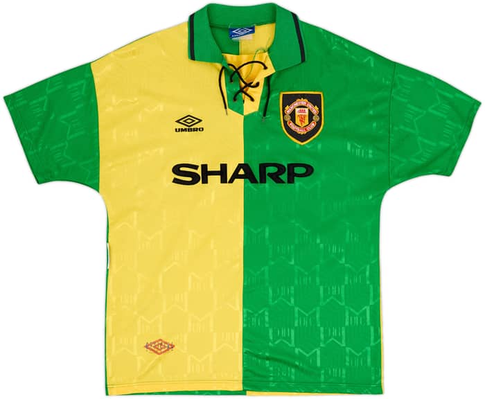 1992-94 Manchester United Third Shirt Cantona #7 - 6/10 - (L)