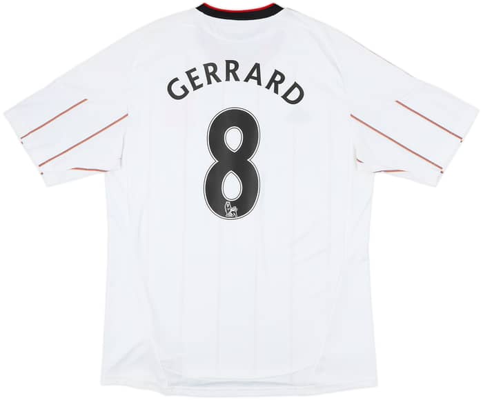 2010-11 Liverpool Away Shirt Gerrard #8 - 7/10 - (L)