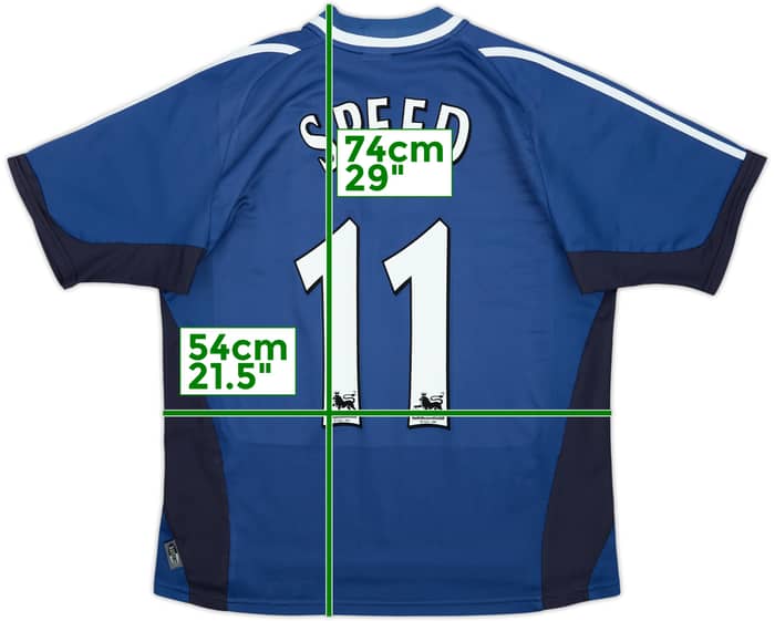 Camiseta de visitante de Newcastle 2001-02 Speed #11 - 7/10 - (M)