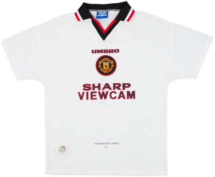 1996-97 Manchester United Away Shirt Cantona #7 - 8/10 - (M)