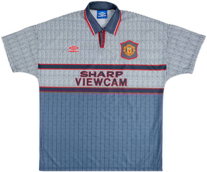 1995-96 Manchester United Away Shirt Cantona #7 - 10/10 - (XL)