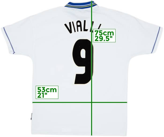 Camiseta de visitante del Chelsea 1998-00 Vialli #9 - 6/10 - (L)