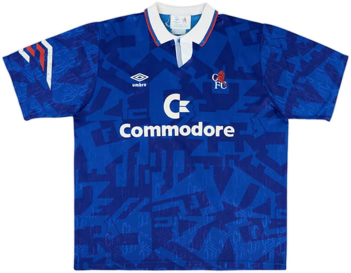 1991-93 Chelsea Home Shirt #10 - 8/10 - (L)