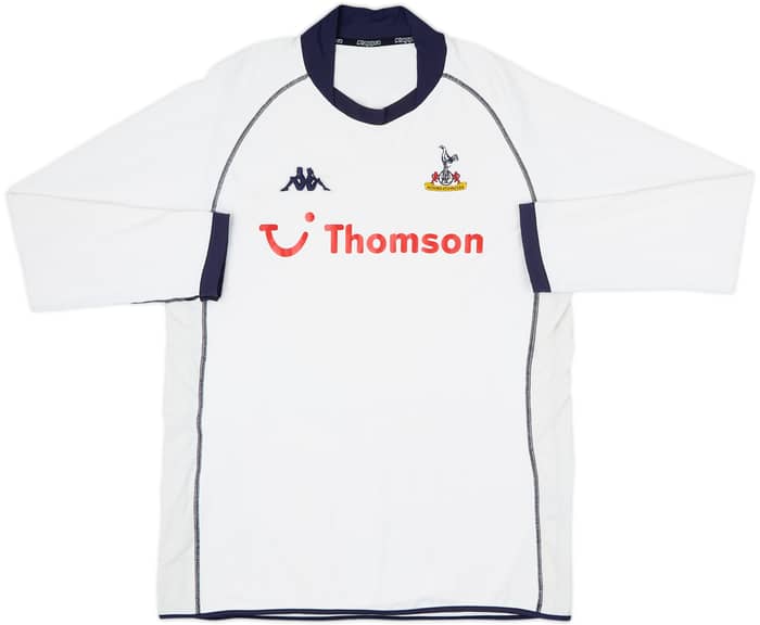 2002-04 Tottenham Home L/S Shirt Defoe #18 - 8/10 - (XXL)