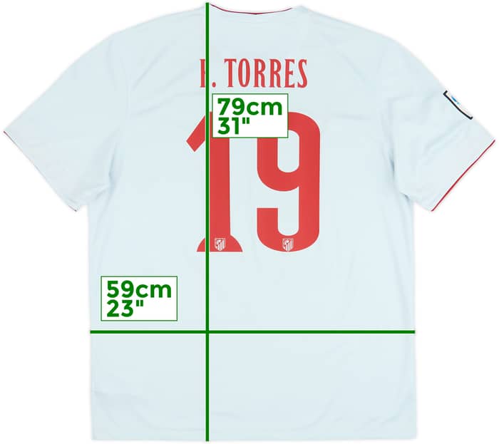 2014-15 Atletico Madrid Away Shirt F.Torres #19 - 8/10 - (XL)