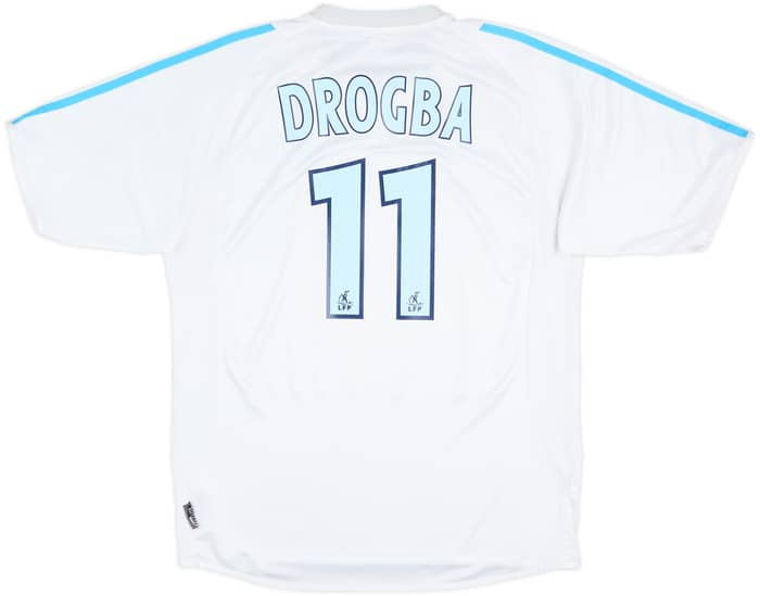 2003-04 Olympique Marseille Home Shirt Drogba #11 - 6/10 - (M)