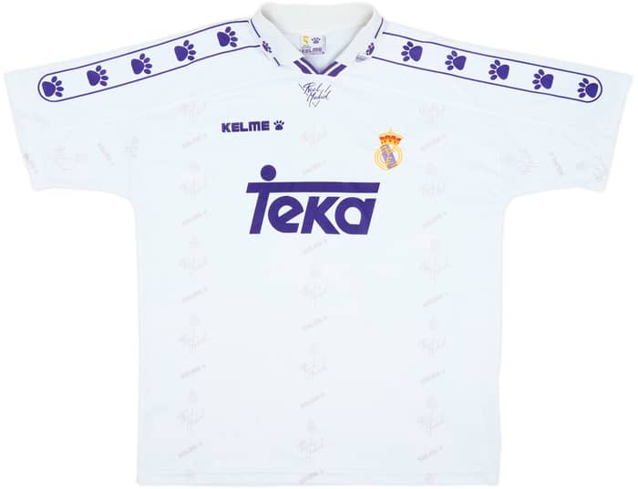1994-96 Real Madrid Home Shirt - 8/10 - (L)
