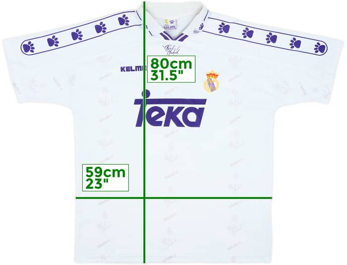 1994-96 Real Madrid Home Shirt - 8/10 - (L)