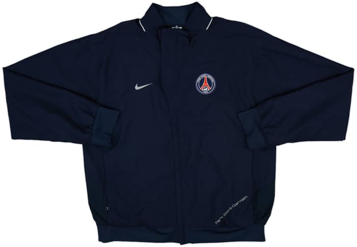 2007-08 Paris Saint-Germain Nike Hooded Rain Jacket - 8/10 - (L)