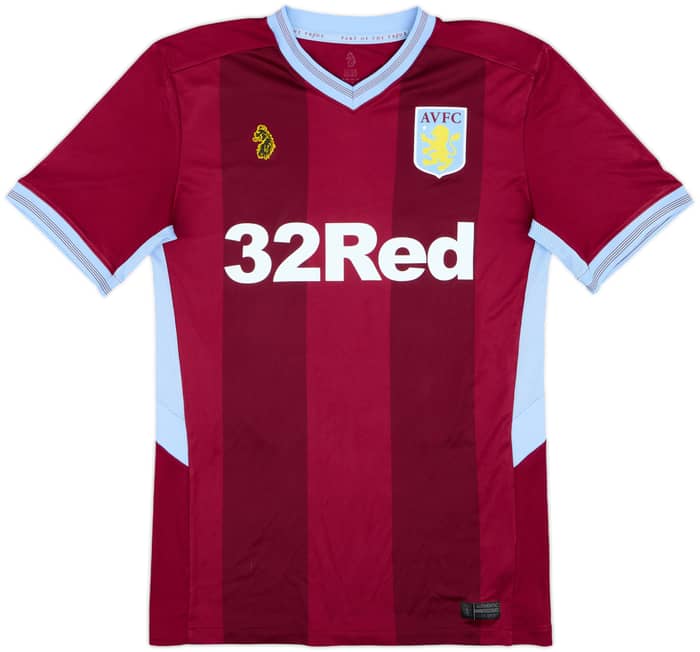 2018-19 Aston Villa Home Shirt Grealish #10 - 8/10 - (S)