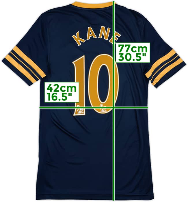 2016-17 Tottenham Away Shirt Kane #10 - 9/10 - (S)