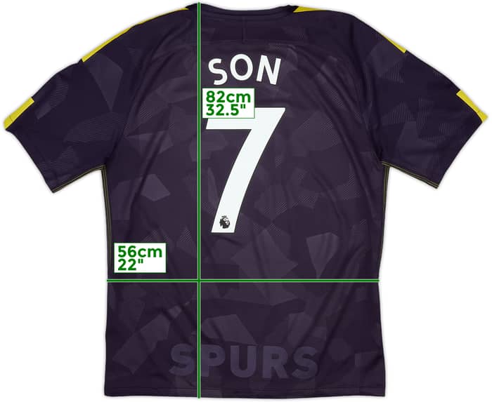 2017-18 Tottenham Third Shirt Son #7 - 8/10 - (M)