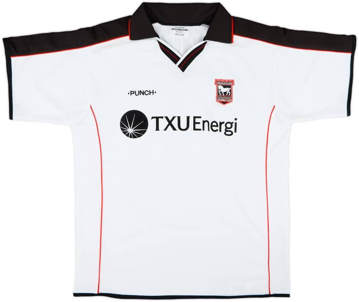 2001-02 Ipswich Away Shirt Wright #14 - 8/10 - (M)