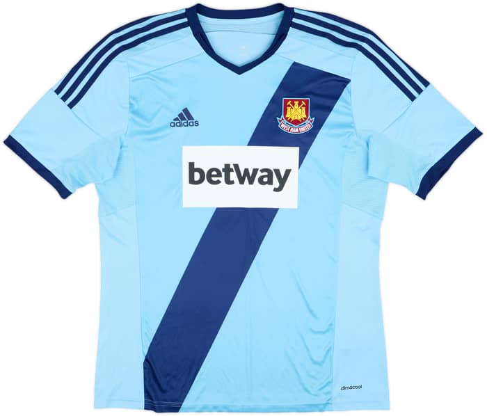 2014-15 West Ham Away Shirt Noble #16 - 8/10 - (L)