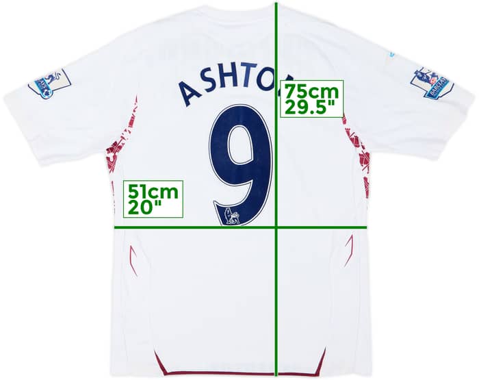 2007-08 West Ham Away Shirt Ashton #9 - 5/10 - (L)