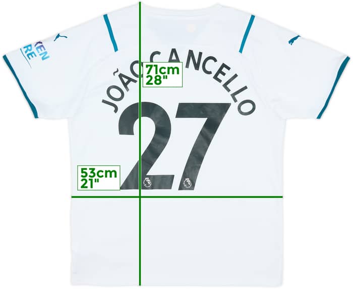 2021-22 Manchester City Away Shirt João Cancelo #27 - 8/10 - (L)