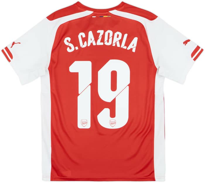 2014-15 Arsenal Home Shirt S.Cazorla #19 - 9/10 - (S)