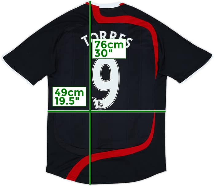 2007-08 Liverpool Third Shirt Torres #9 - 9/10 - (S)
