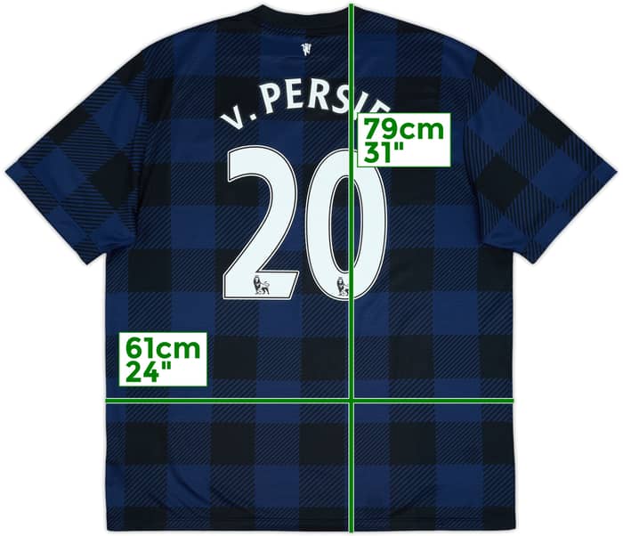 2013-14 Manchester United Away Shirt V.Persie #20 - 7/10 - (XL)