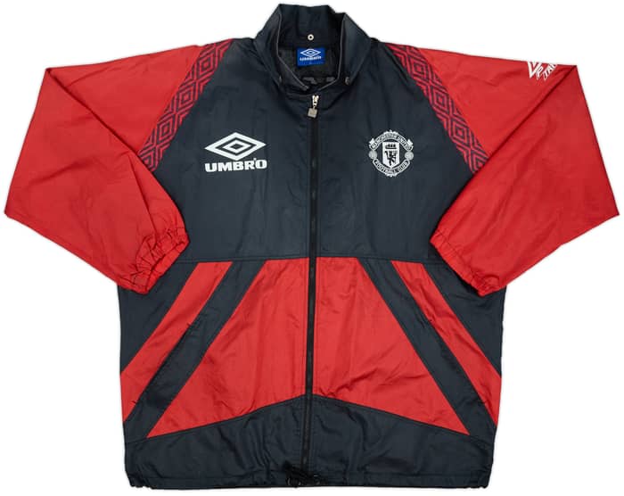 1995-96 Manchester United Umbro Rain Jacket - 8/10 - (XL)