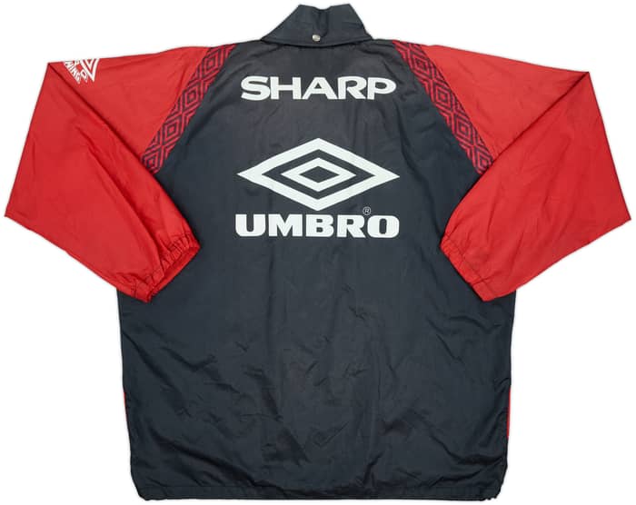 1995-96 Manchester United Umbro Rain Jacket - 8/10 - (XL)