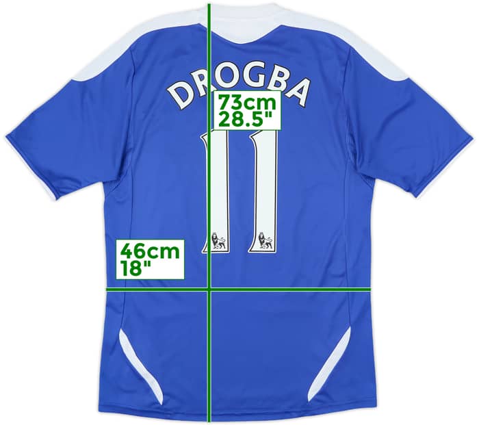 2011-12 Chelsea Home Shirt Drogba #11 - 7/10 - (S)