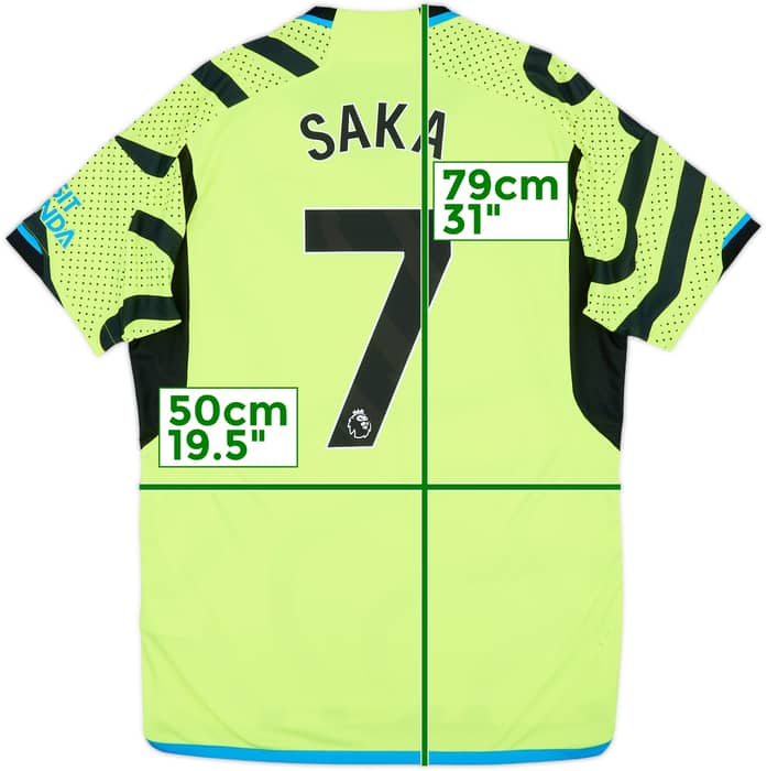 2023-24 Arsenal Away Shirt Saka #7 - 9/10 - (M)