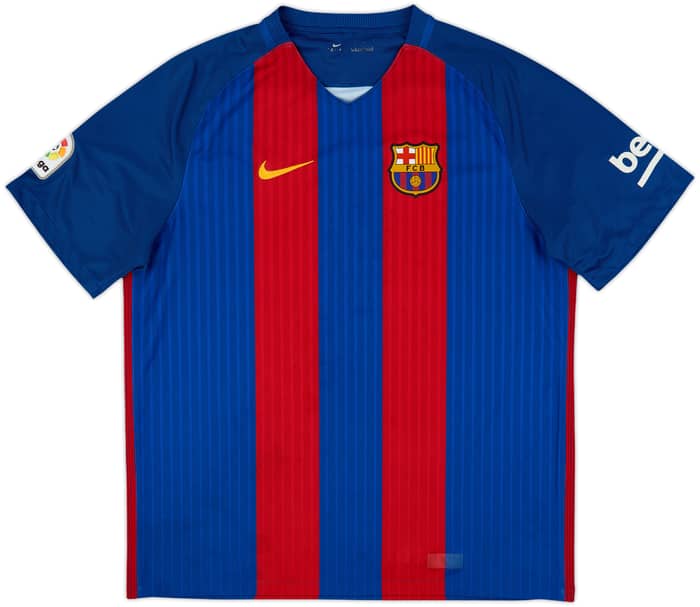 2016-17 Barcelona Home Shirt Messi #10 - 8/10 - (XL)