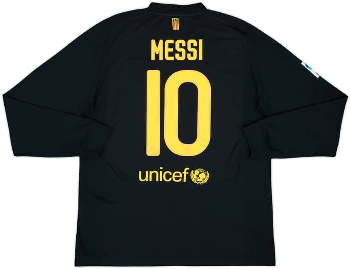 2011-12 Barcelona Away L/S Shirt Messi #10 - 10/10 - (L)