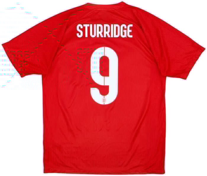 2014-15 England Away Shirt Sturridge #9 - 6/10 - (L)