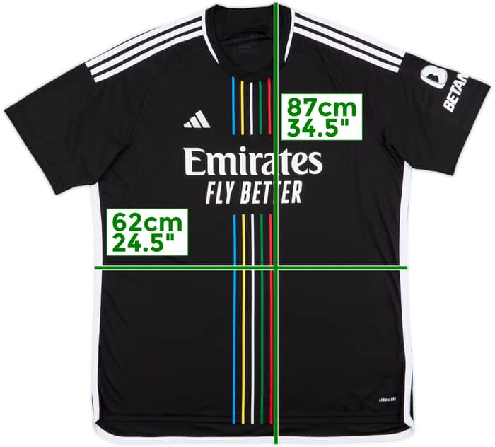 2023-24 Benfica Away Shirt - 10/10 - (XXL)