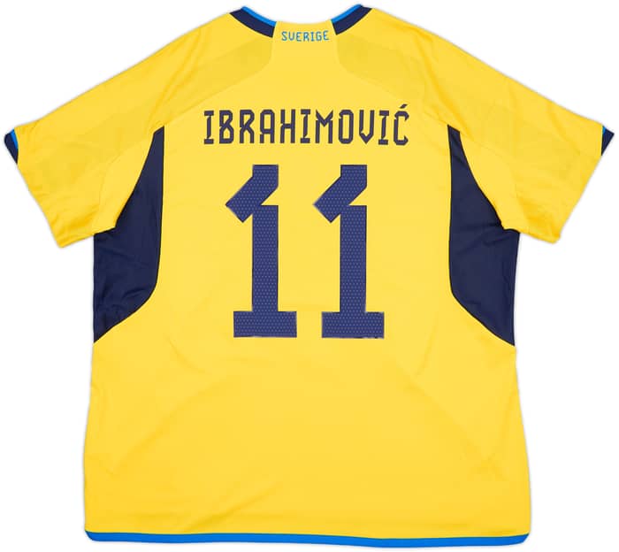 2022-23 Sweden Home Shirt Ibrahimovic #11 - 8/10 - (XXL)