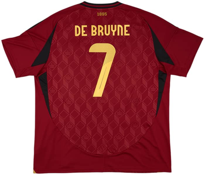 2024-25 Belgium Home Shirt DeBruyne #7 - 10/10 - (XXL)