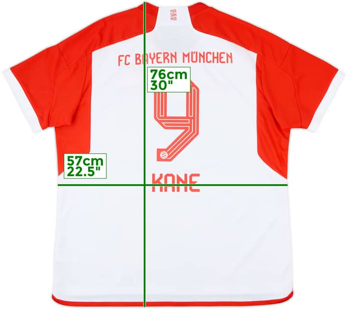 2023-24 Bayern Munich Home Shirt Kane #9 - 9/10 - (XXL)