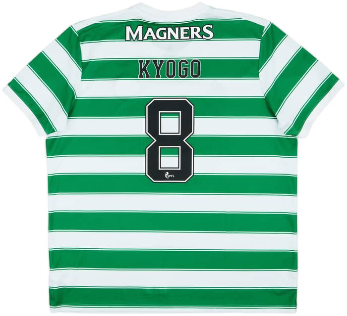 2021-22 Celtic Home Shirt Kyogo #8 - 9/10 - (XXL)