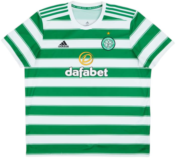2021-22 Celtic Home Shirt Kyogo #8 - 9/10 - (XXL)