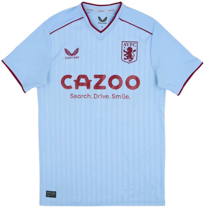 2022-23 Aston Villa Away Shirt J.Ramsey #41 - 7/10 - (S)