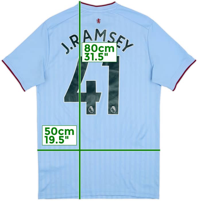 2022-23 Aston Villa Away Shirt J.Ramsey #41 - 7/10 - (S)