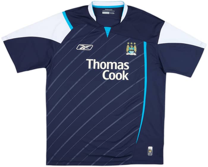 Camiseta de visitante del Manchester City 2005-06 Musampa #14 - 6/10 - (L)