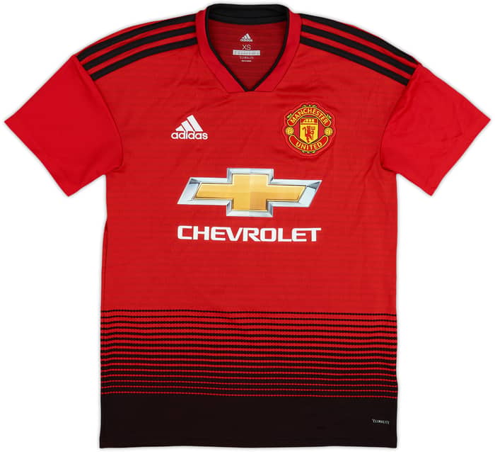 2018-19 Manchester United Home Shirt Rashford #10 - 8/10 - (XS)