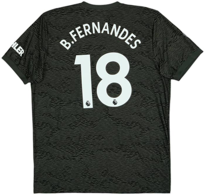 2020-21 Manchester United Away Shirt B.Fernandes #18 - 8/10 - (XL)