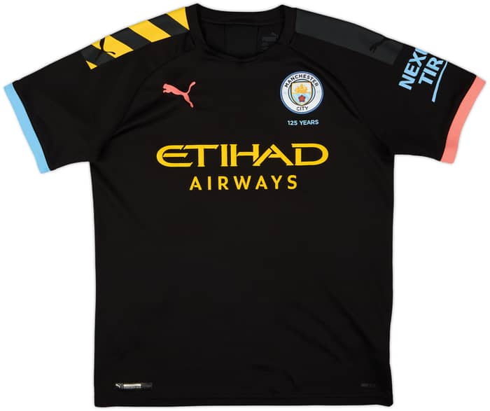 2019-20 Manchester City Away Shirt Foden #47 - 7/10 - (XL.Boys)