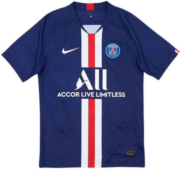 2019-20 Paris Saint-Germain Home Shirt Mbappe #7 - 8/10 - (S)