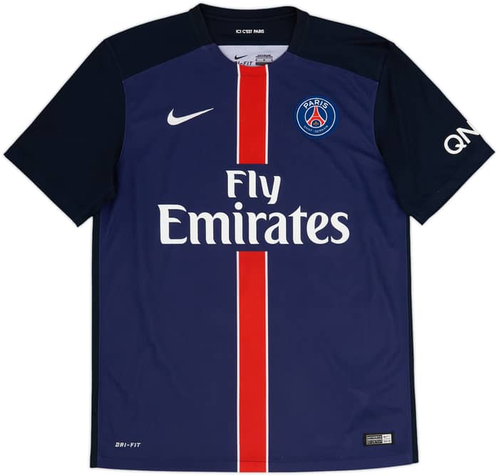 2015-16 Paris Saint-Germain Home Shirt Di Maria #11 - 8/10 - (M)