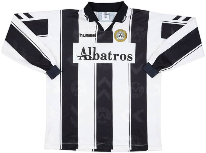 1995-96 Udinese Home L/S Shirt Bierhoff #20 - 5/10 - (XL)