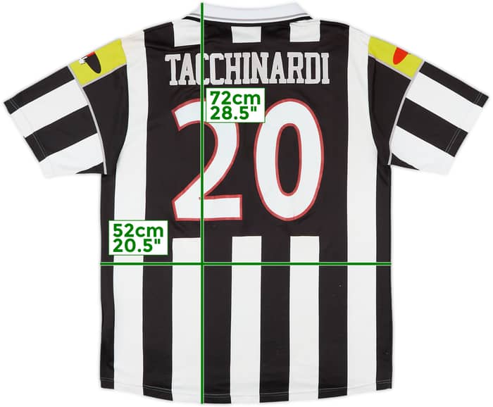 2000-01 Juventus CiaoWeb Home Shirt Tacchinardi #20 - 5/10 - (XL)