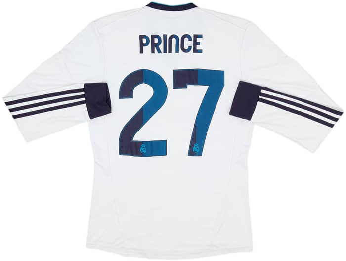 2012-13 Real Madrid Home L/S Shirt Prince #27 - 5/10 - (S)