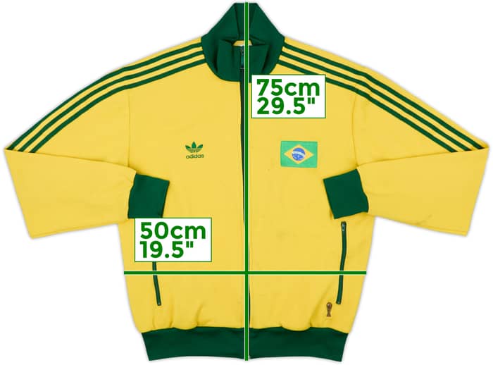 2006-07 Brazil adidas Originals Retro Track Jacket - 6/10 - (L)